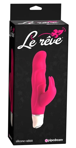 Le Reve Silicone Sweetie Rabbit - Dark Pink PD1171-34