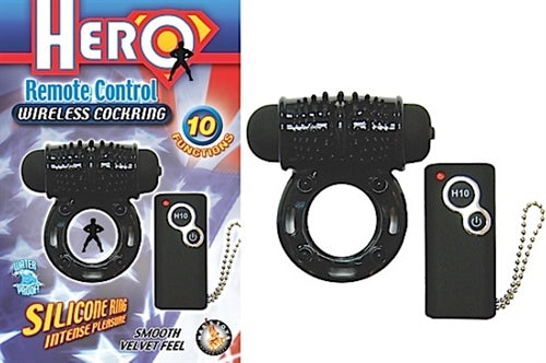 Hero Remote Control Wireless Cockring Black NW2315-2