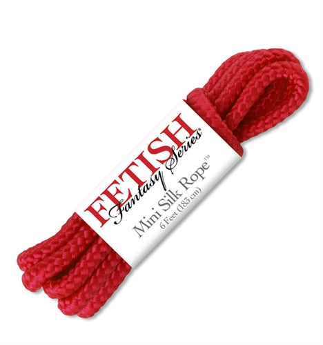 Fetish Fantasy Series Mini Silk Rope - Red PD3864-15