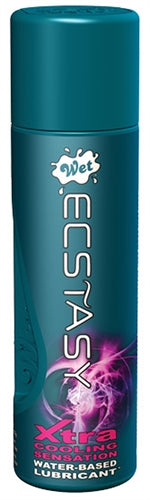 Wet Ecstasy Xtra Cooling - Water-Based Lubricant - 3.6 Fl. Oz. WT42000