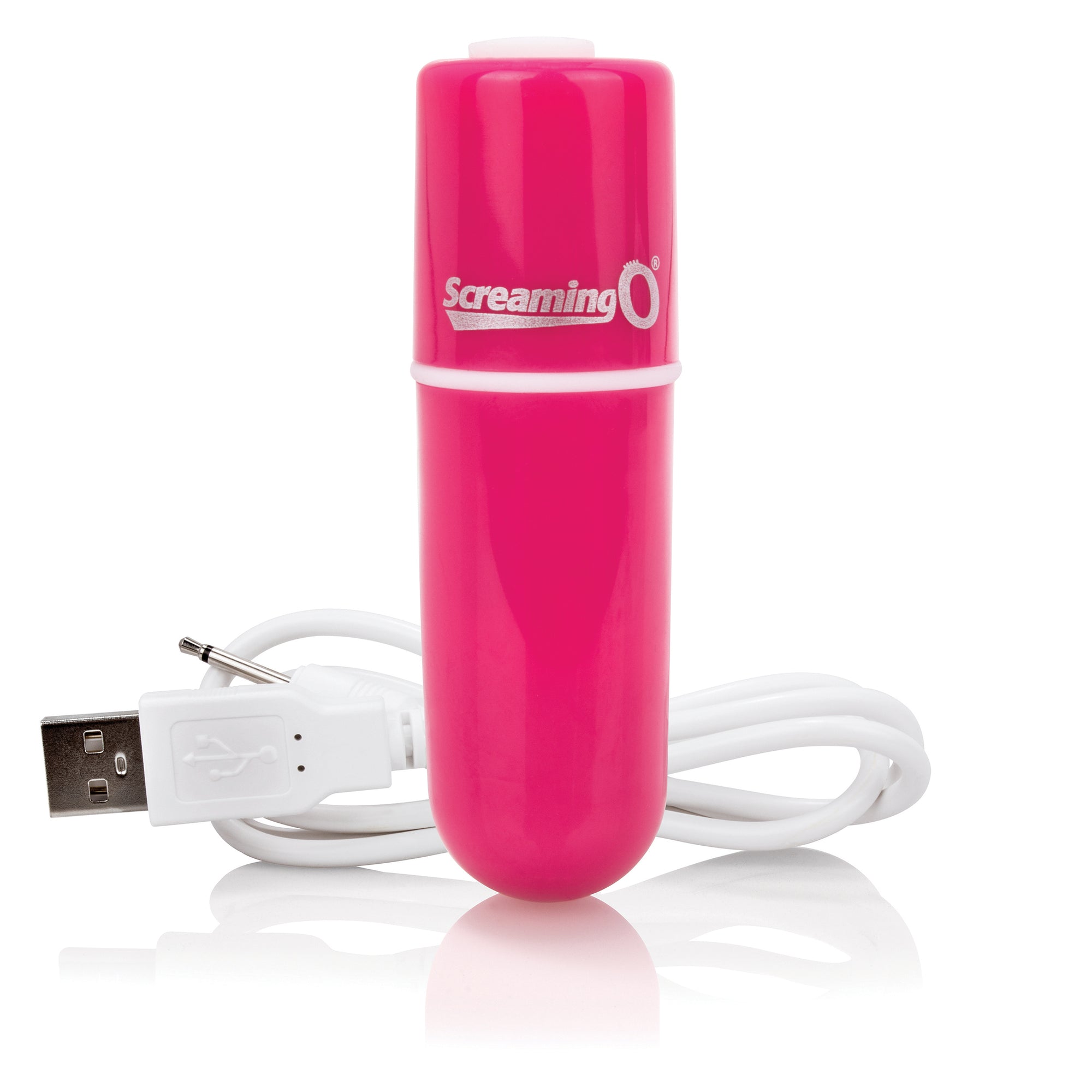 Charged Vooom Rechargeable Bullet Vibe - Pink - 6 Count Box AMV-PK-110D