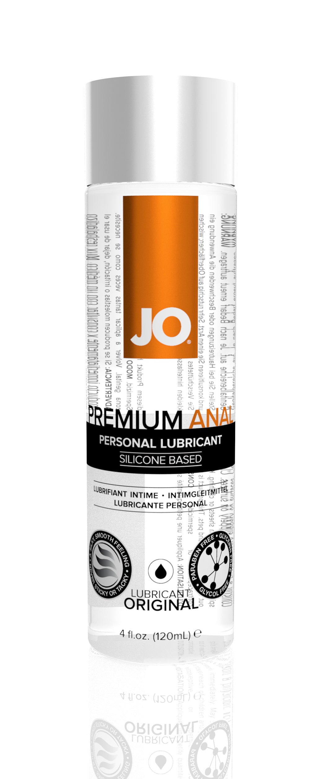 Jo Premium Anal Silicone - Based Lubricant - 4 Fl. Oz. / 120 ml JO40103