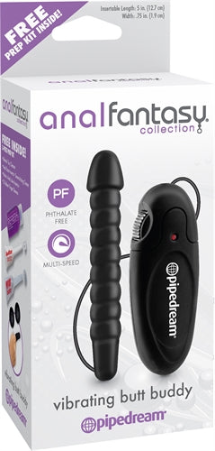Anal Fantasy Collection Vibrating Butt Buddy - Black PD4629-23
