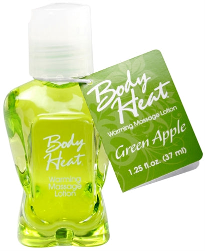 Body Heat Warming Massage Lotion - 1.25 Fl. Oz. - Green Apple PD9737-65