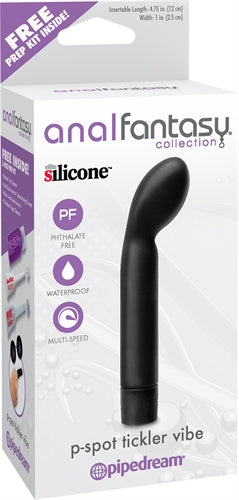 Anal Fantasy Collection P-Spot Tickler Vibe - Black PD4628-23