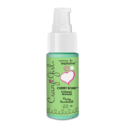 Crazy Girl Cherry Bomb Clitoral Arousal - Minty Bombshell - 1 Oz. CE7702-01