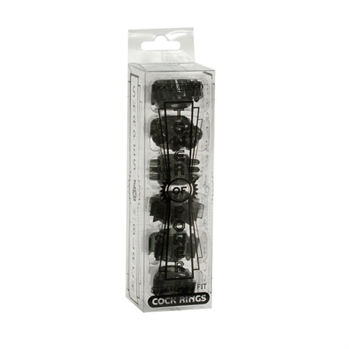 Tower of Power - Set of 6 - Black DJ0860-02