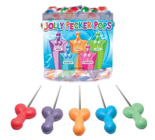 Jolly Pecker Pops -  50 Piece Display PD7429-99D