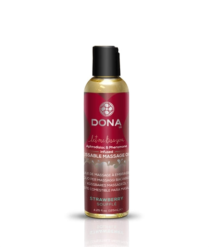 Dona Kissable Massage Oil - Strawberry Souffle - 4.25 Fl. Oz. JO40539