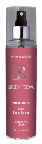 Body Dew Pheromone Silky Body Oil - Make Me Blush  - 8 Oz. CE1011-08