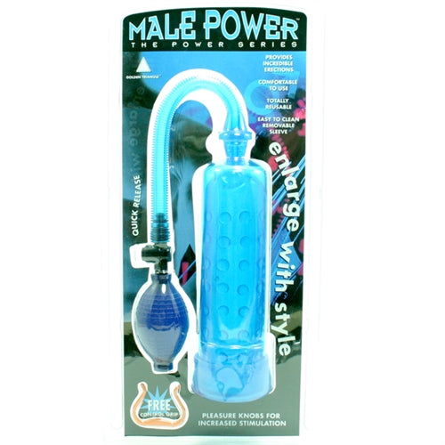 Male Power Pump - Blue GT567