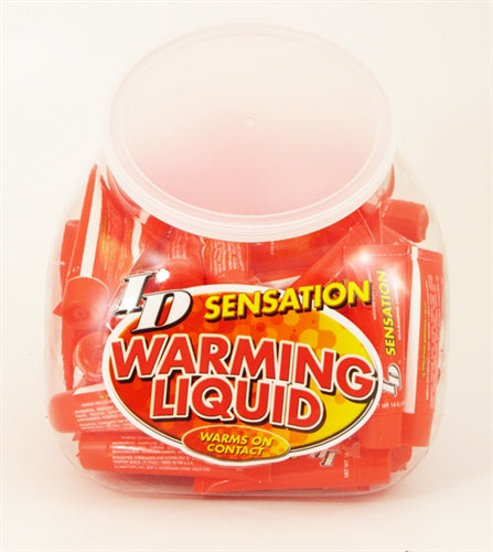 ID Sensation Warming Lubricant - 14g Tubes - 72 Pieces Jar ID-SET-JOD