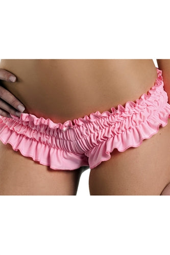 Ruffled Booty Shorts - Light Pink - Medium BW-1009PK-M