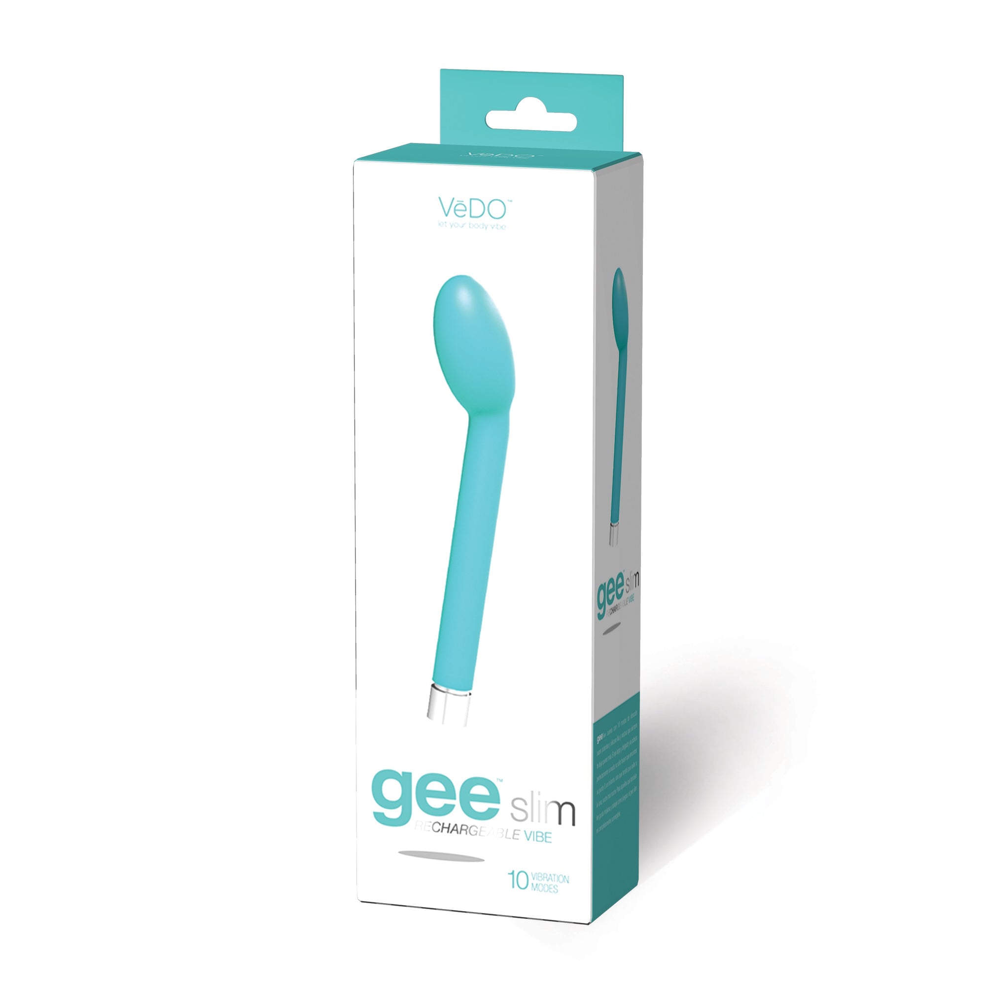 Geeslim Rechargeable G- Spot Vibe -  Turquoise VI-P1001