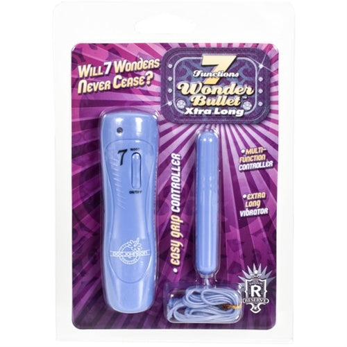 7 Function Wonder Bullet Extra Long Lavender DJ7506-06
