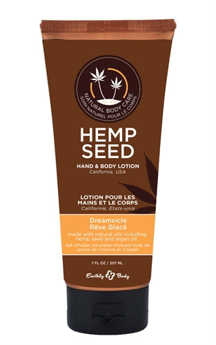 Hemp Seed Hand and Body Lotion - Dreamsicle -  7 Fl. Oz. EB-HSV006T