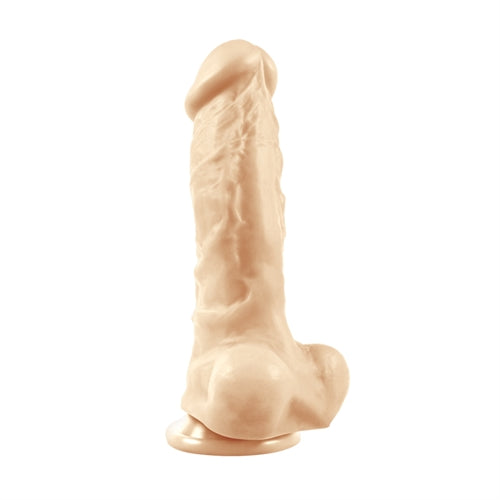 Colours Pleasures Thick 8 Inch  Dildo - White NSN0405-41