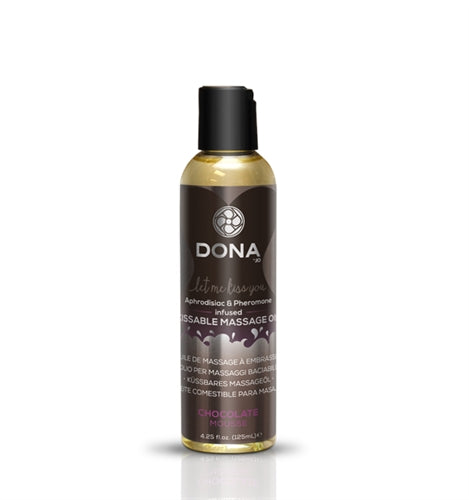 Dona Kissable Massage Oil - Chocolate Mousse - 4.25 Fl. Oz. JO40537