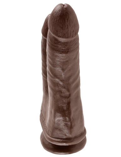 King Cock Double Penetrator - Brown PD5512-29