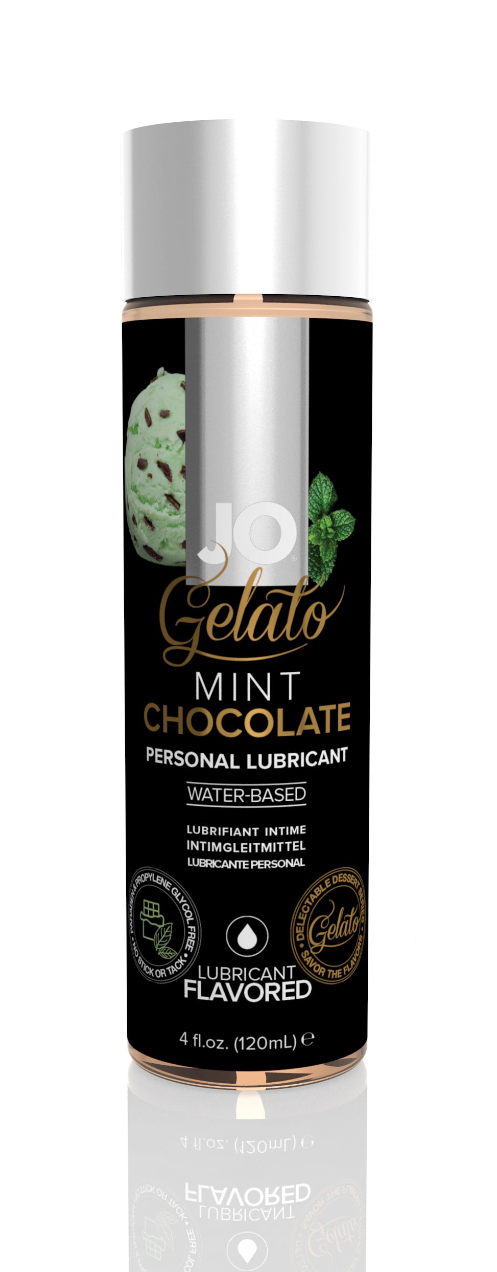 Jo Gelato Mint Chocolate Water-Based Flavored Lubricant - 4 Fl. Oz. / 120 ml JO44022
