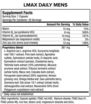 Jo Lmax Daily Male Performance - 30 Capsules JO47005