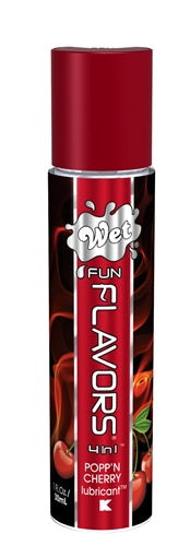 Wet Fun Flavors 4-in-1 Lube - Popp'n Cherry - 1 Fl. Oz. WT20414