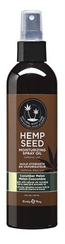 Hemp Seed Moisturizing Spray Oil - Cucumber Melon - 8 Fl. Oz. EB-GO010