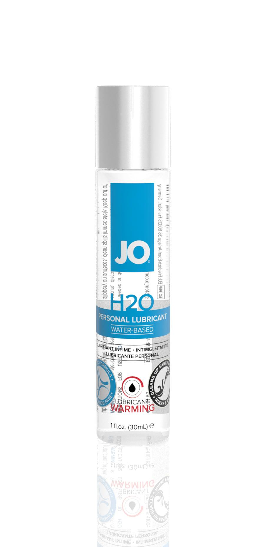 Jo H2O Water- Based Lubricant - Warming - 1 Fl.  Oz. / 30 ml JO41064