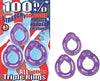 All American Triple Rings Purple NW2152-2