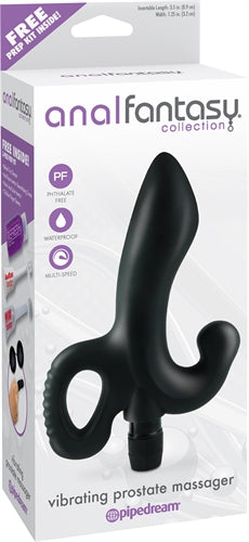 Anal Fantasy Collection Vibrating Prostate Massager - Black PD4634-23
