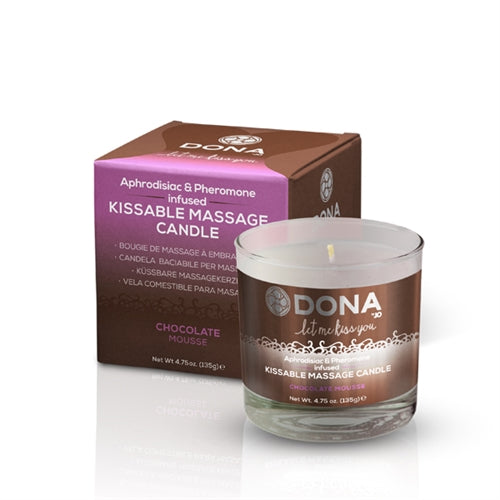 Dona Kissable Massage Candle - Chocolate Mousse - 4.75 Oz. JO40566