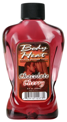 Body Heat Warming Massage Lotion - 8 Fl. Oz. - Chocolate Cherry PD9550-77