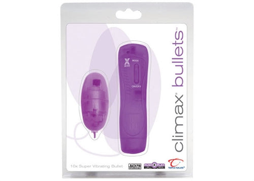 Climax Bullets 10x Super Vibrating Bullet Purple TS1070021