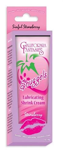 Snuggels - Lubricating Shrink Cream - Sinful Strawberry - 2 Oz. Tube - Boxed CF-SLS-02