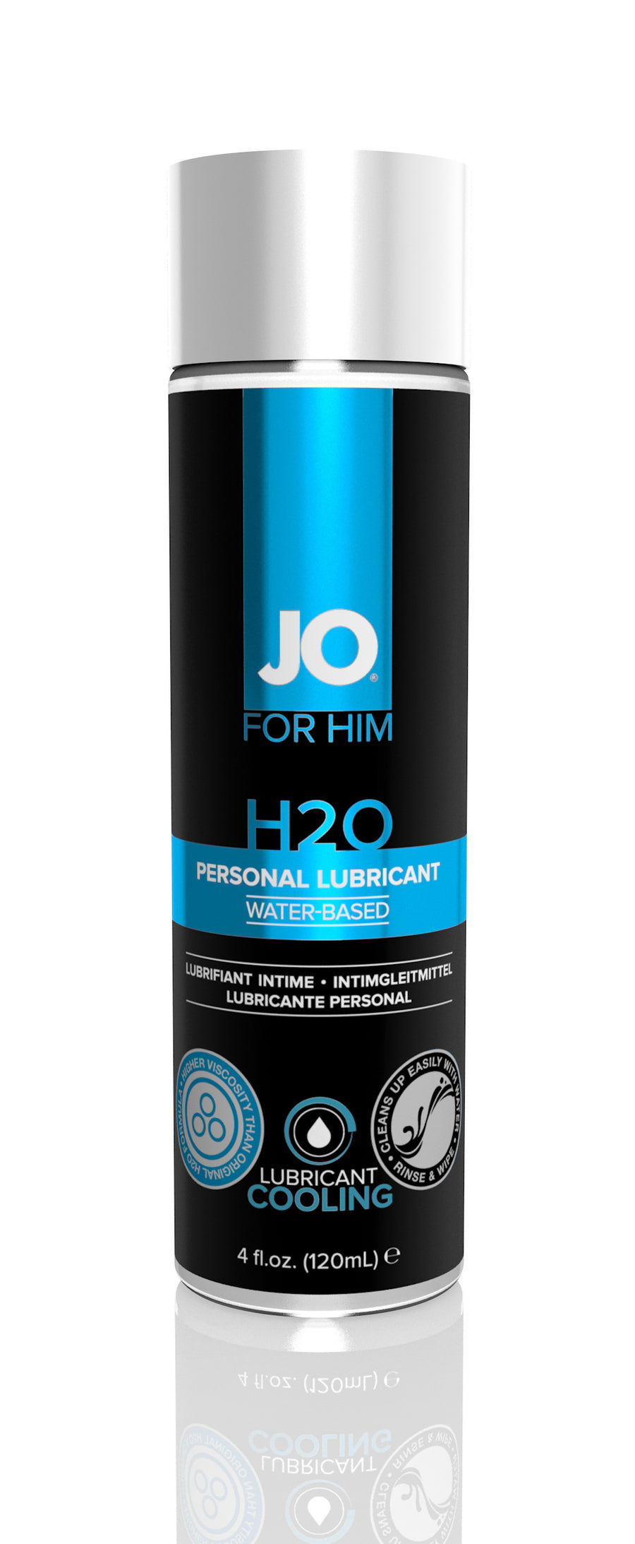 Jo for Him H2O Cooling Lubricant - 4 Fl. Oz. / 120 ml JO40381