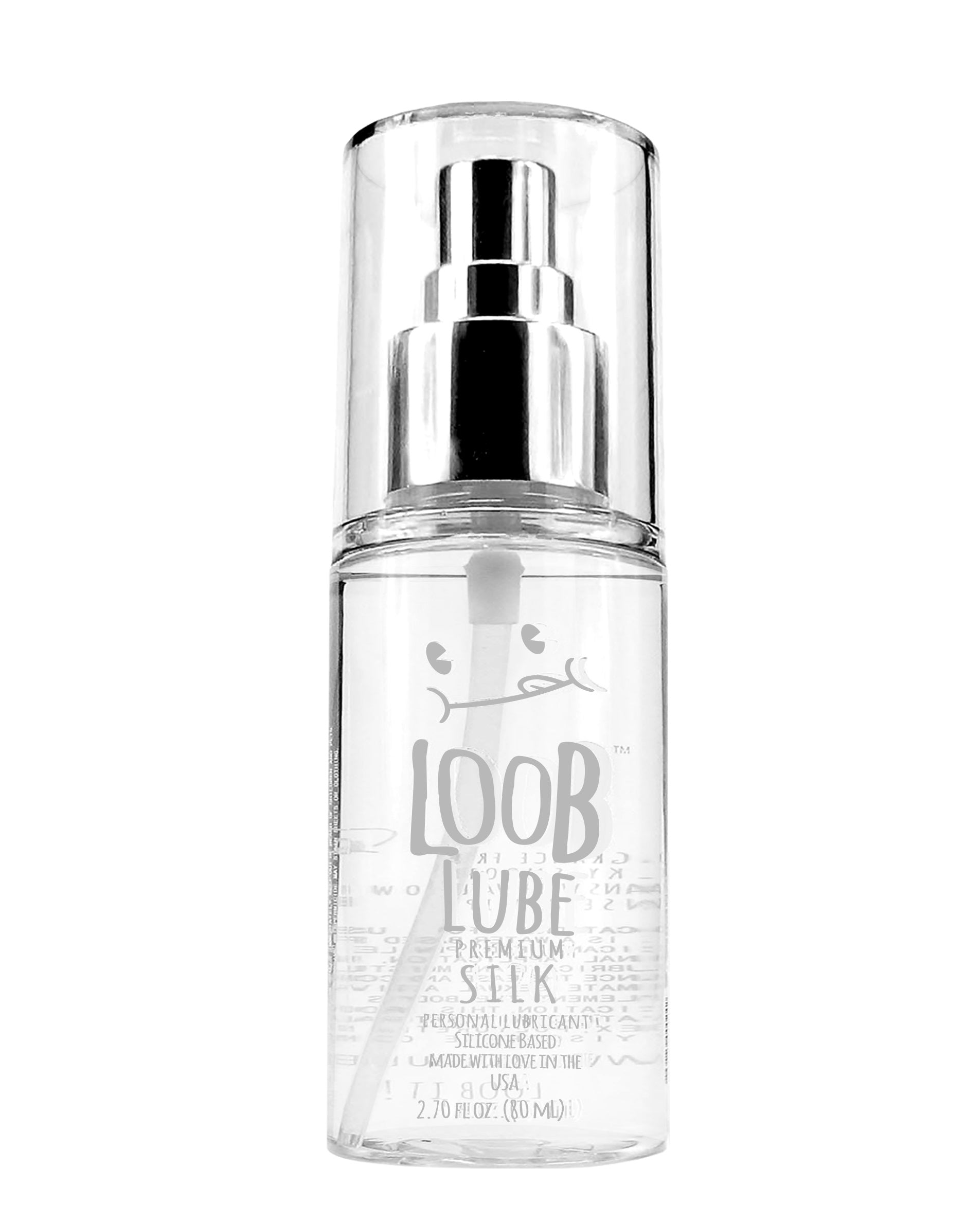 Loob Lube Premium Silicone-Based Silk Lubricant - 2.70 Fl. Oz. / 80 ml LLS-080-02