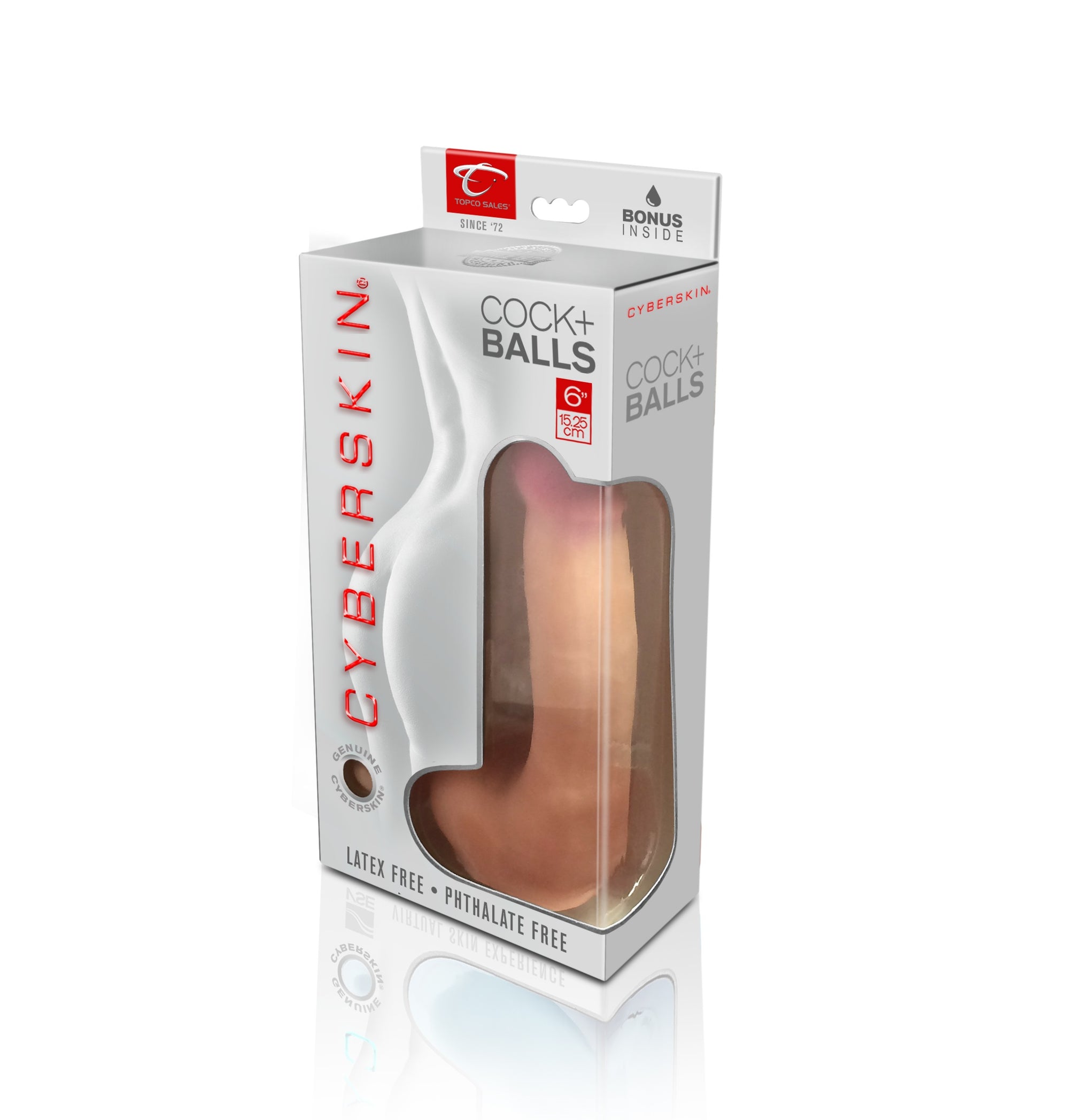 Cyberskin Cyber Cock With Balls - Light TS1004467