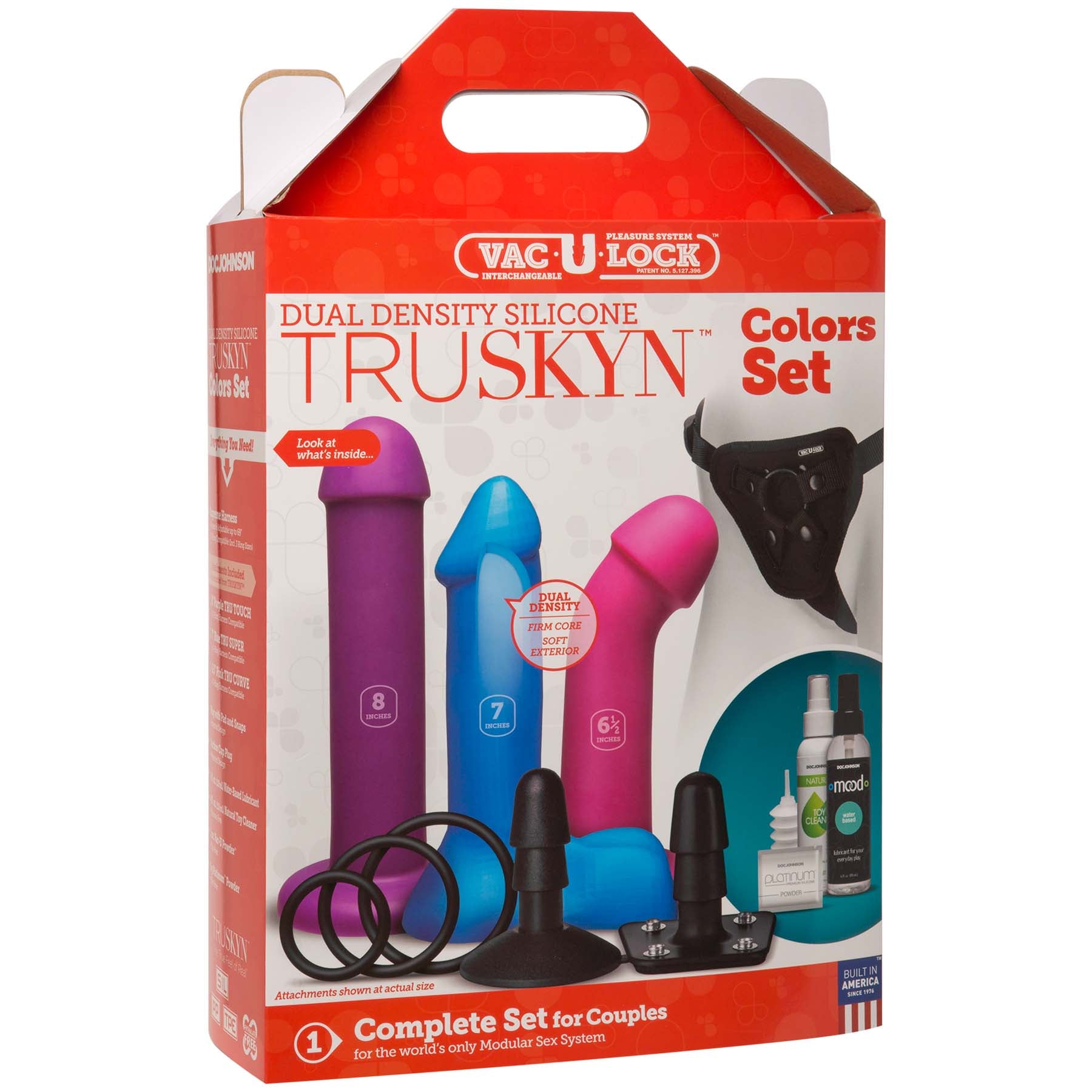 Vac-U-Lock - Dual Density Silicone Truskyn Colors Set DJ1070-55-BX