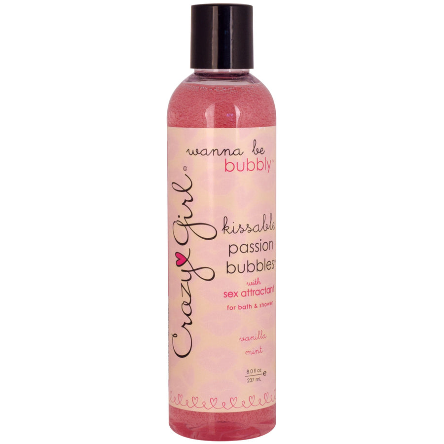 Crazy Girl Kissable Passion Bubbles With  Pheromones - Vanilla Mint - 8 Fl. Oz. / 237 ml CE7040-08