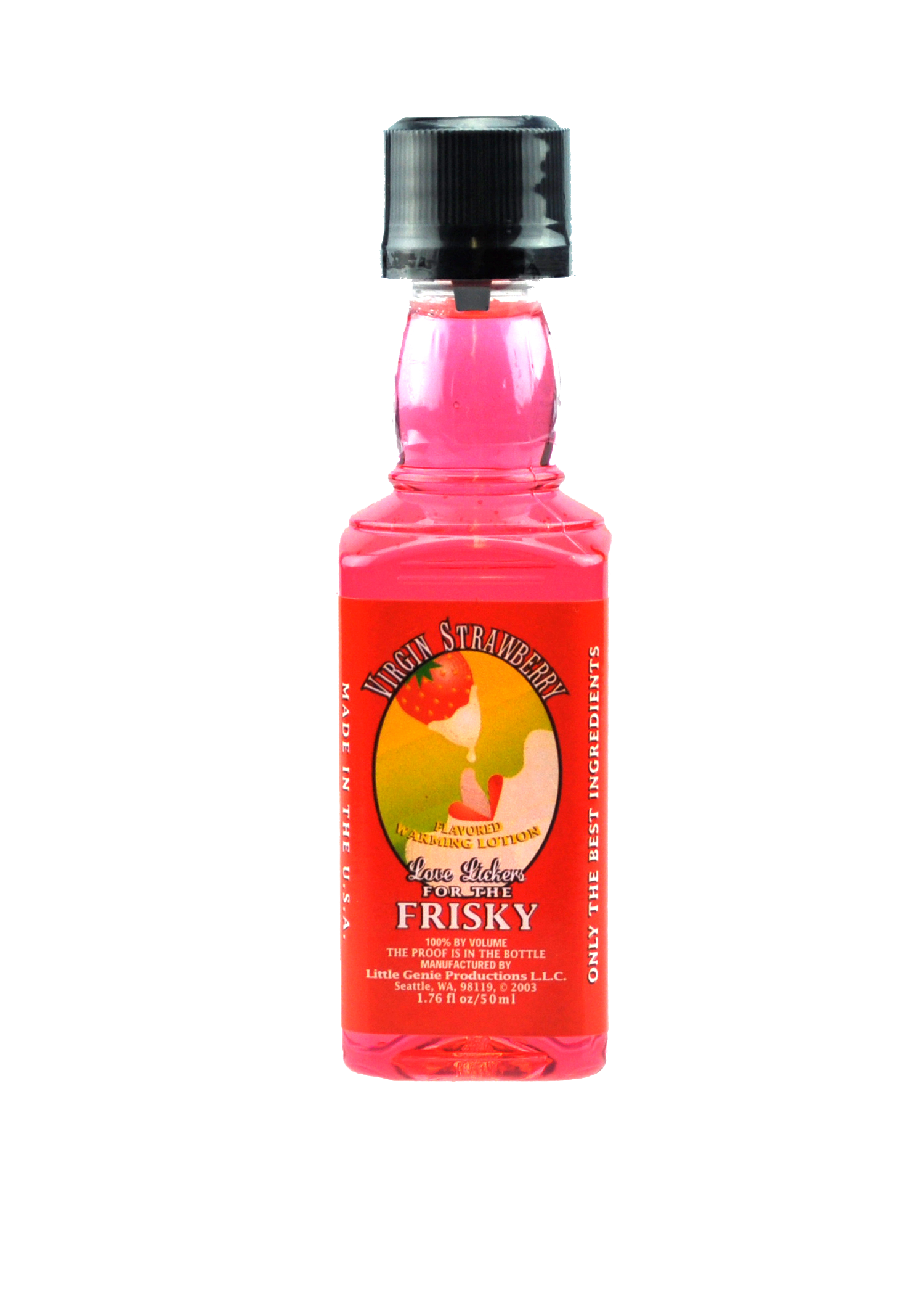 Love Lickers Massage Oil - Virgin Strawberry - 1.76 Fl. Oz. LG-BT019