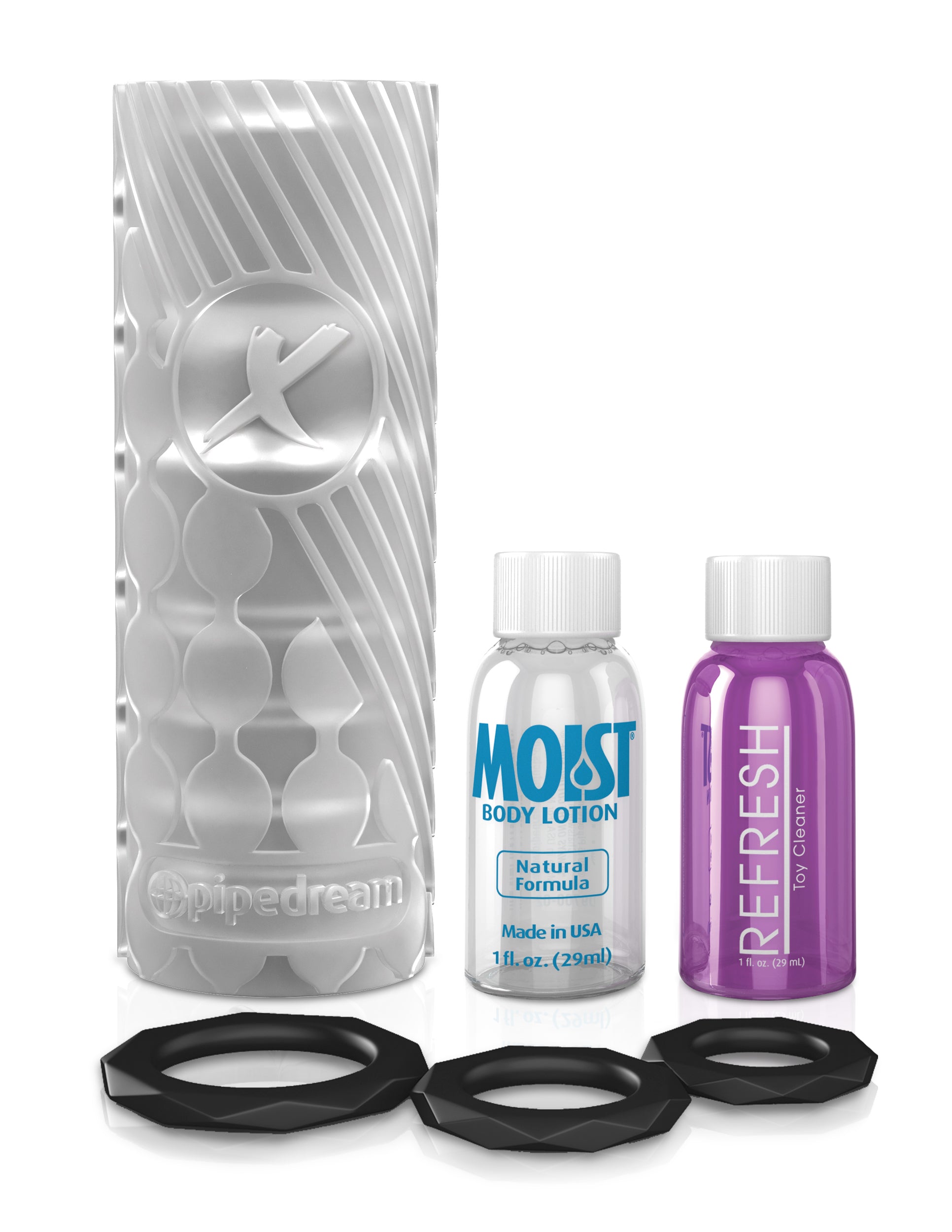 Pdx Elite Ez Grip Stroker Clear PDRD514