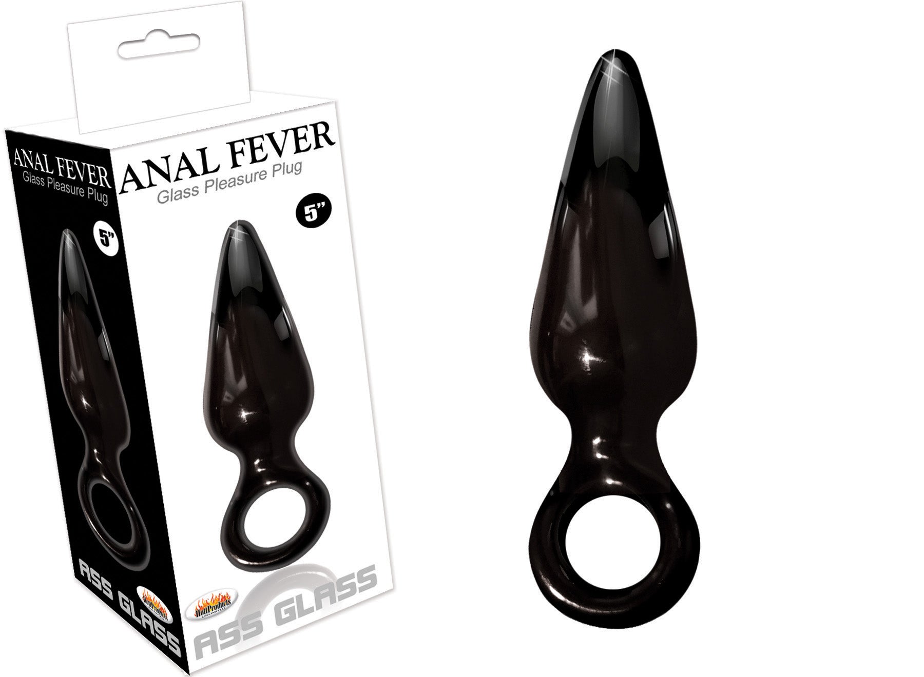 Ass Glass Anal Fever Glass Pleasure Plug - 5 HTP3079