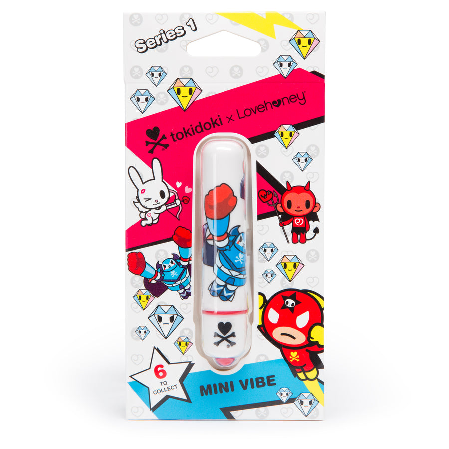Tokidoki Single Speed Mini Bullet Vibrator -  Circuits White LHR-64530
