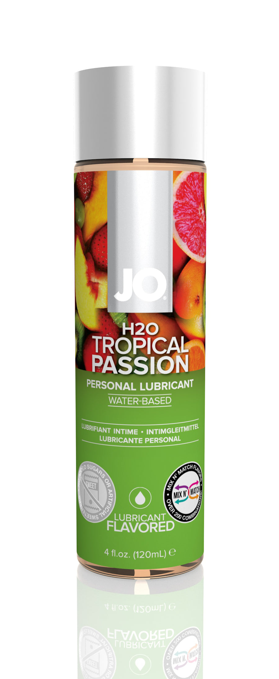 Jo H2O Flavored Lubricant - Tropical Passion - 4 Fl. Oz. / 120 ml JO40121