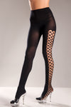 Fence Net Sides Pantyhose - One Size BW-587B