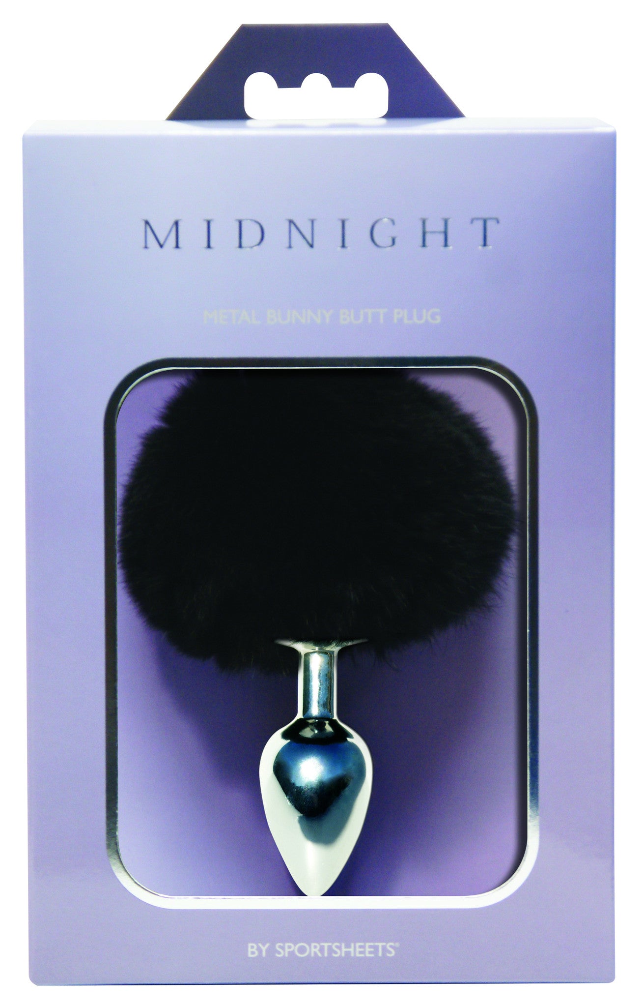 Midnight Metal Bunny Butt Plug - Black SS520-80