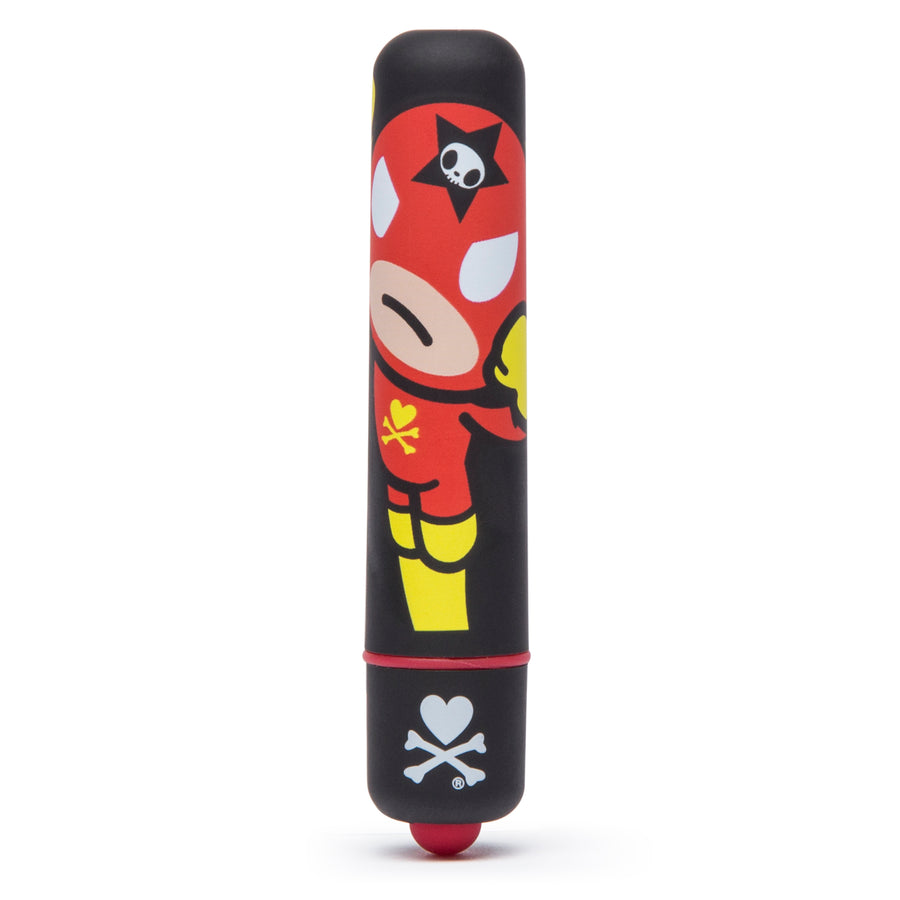 Tokidoki Single Speed Mini Bullet Vibrator Justice - Black LHR-64532