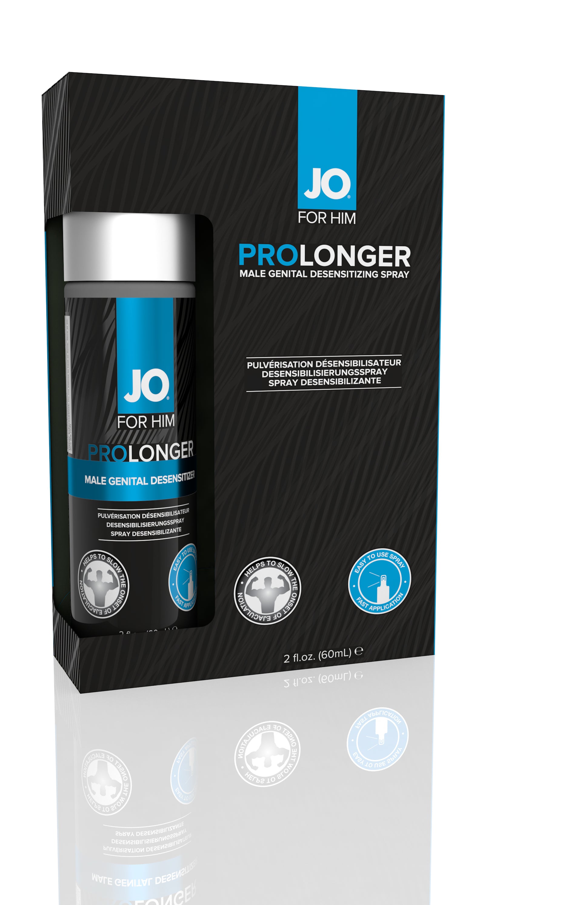 Jo for Him Prolonger Male Genital Desensitizing Spray - 2 Fl. Oz. / 60 ml JO40216