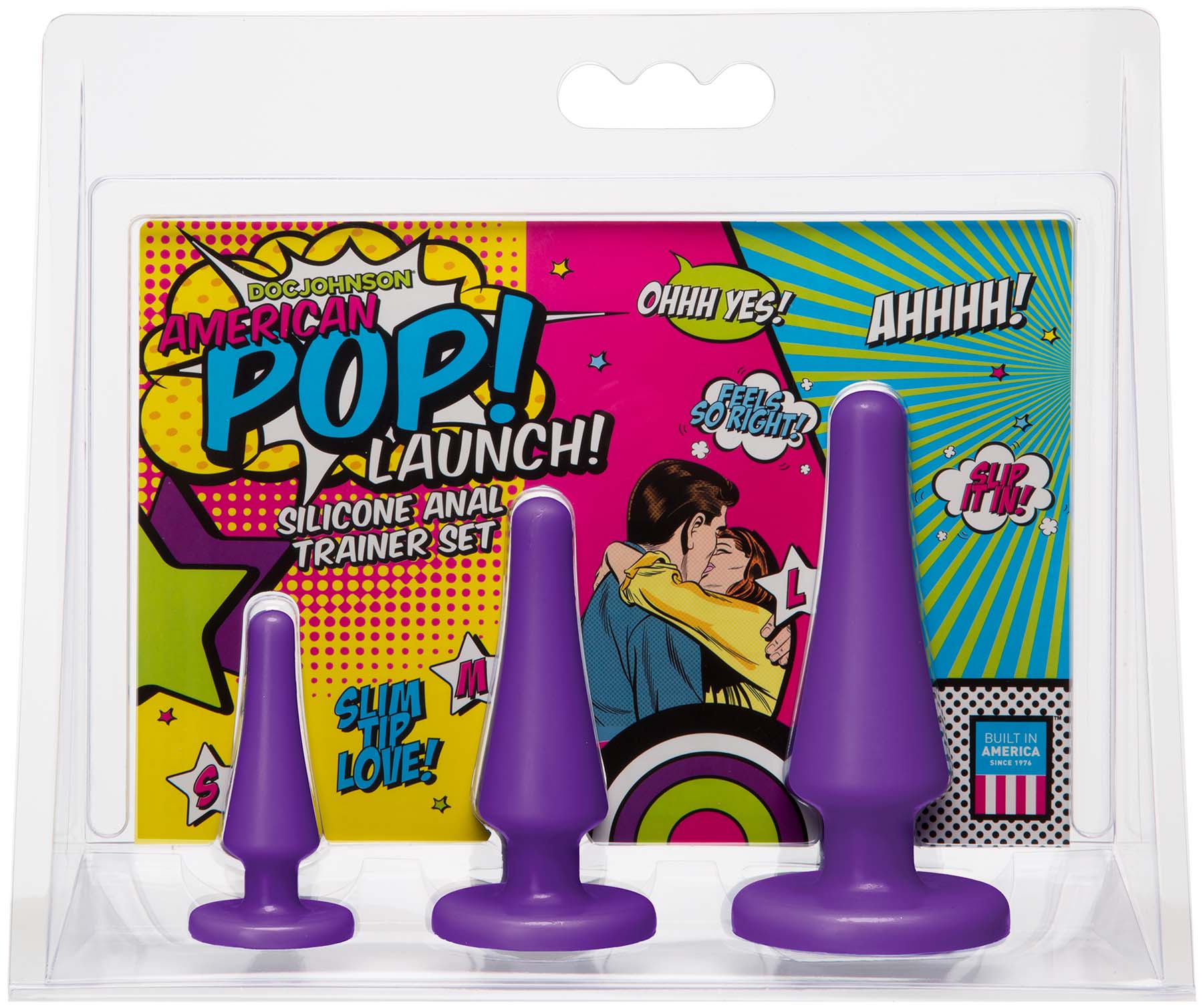 American Pop! Launch! Anal Trainer Set - Purple DJ0500-81-CD