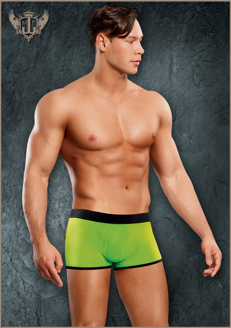 Neon Mesh Pouch Short - Lime - Medium MP-14507BLMMD